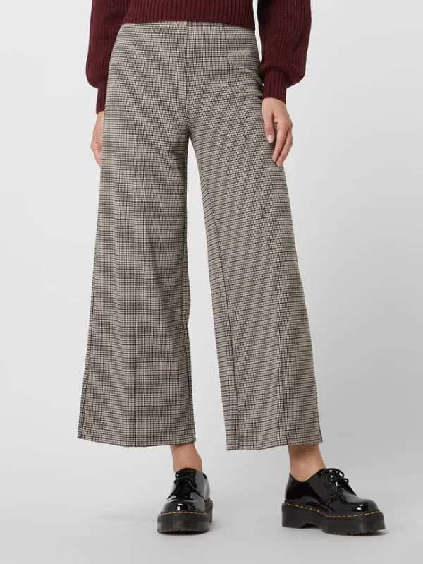 ICHI Culotte Mit Glencheck-Muster Modell ‚Kate‘ – Beige 5
