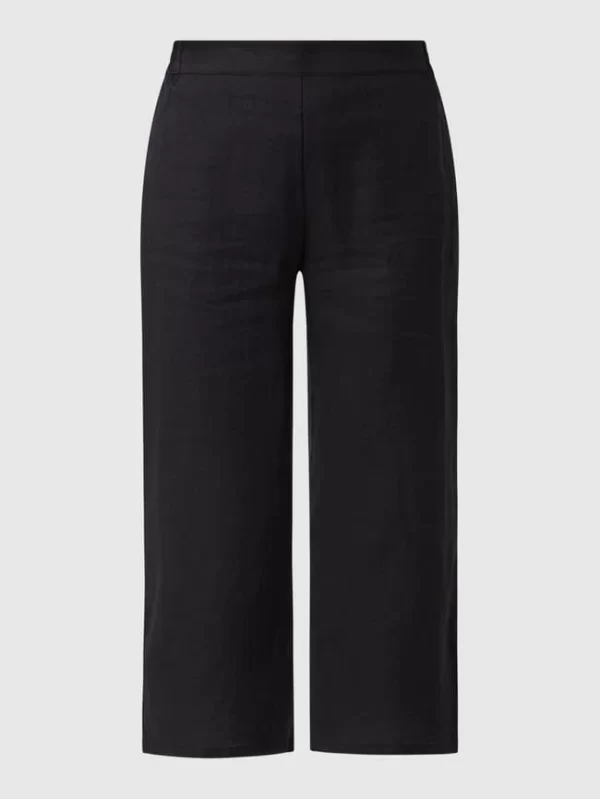 Emily Van Den Bergh Culotte Aus Leinen – Schwarz 3