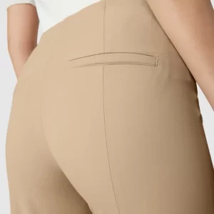 Cambio Verkürzte Mid Rise Bundfaltenhose Im Straight Fit – Sand 11