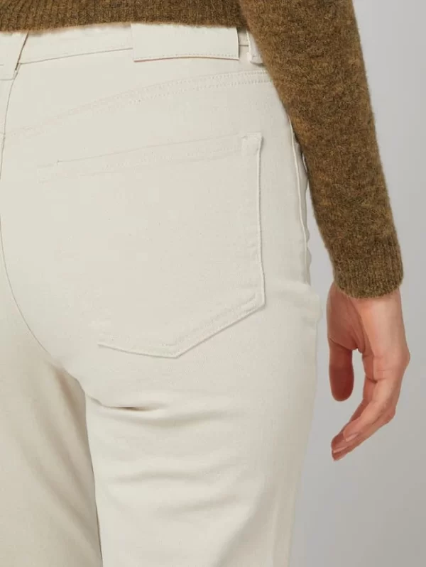 Marc O’Polo Straight Fit High Waist Jeans Mit Stretch-Anteil Modell ‘Linde’ – Sand 4
