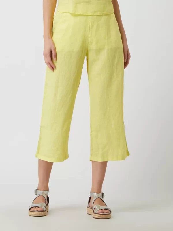 Emily Van Den Bergh Culotte Aus Leinen – Hellgelb 5