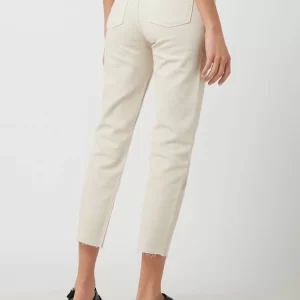 Only Straight Fit High Waist Jeans Mit Stretch-Anteil Modell ‘Emily’ – Beige 15