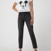 Vila Straight Fit Jeans Mit Stretch-Anteil Modell ‘Stray’ – Schwarz 19