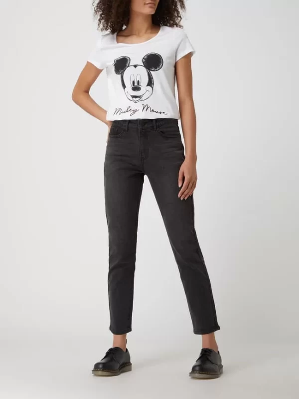 Vila Straight Fit Jeans Mit Stretch-Anteil Modell ‘Stray’ – Schwarz 1