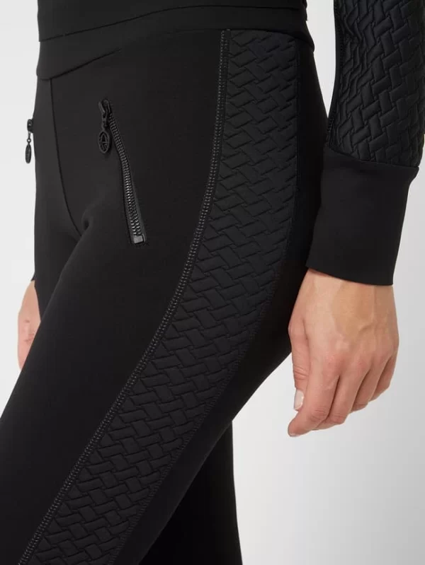 Sportalm Leggings Mit Kontraststreifen – Schwarz 4