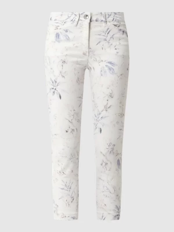 Zerres Caprihose Aus Lyocellmischung Modell ‘Twiggy’ – Weiß 3