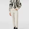 Cambio Mid Rise Jeans Im Straight Fit – Sand 22