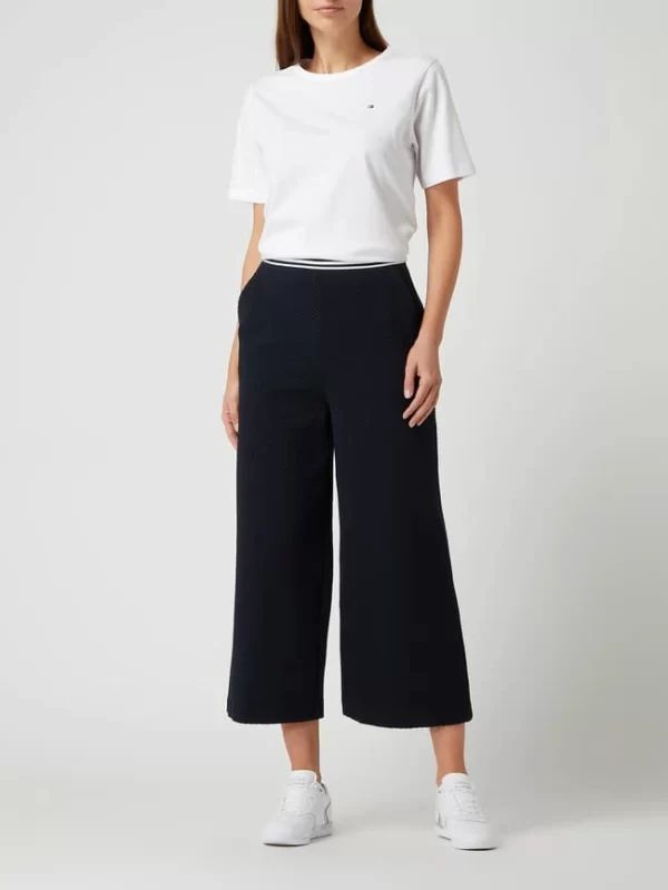 Tommy Hilfiger Culotte Mit Stretch-Anteil – Marineblau 1