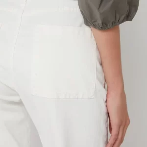 Opus Cropped Jeans Mit Stretch-Anteil Modell ‘Marny’ – Offwhite 11