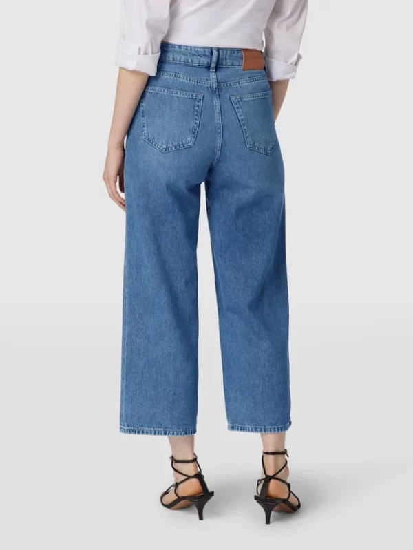 Marc O’Polo Jeans Mit Label-Patch Aus Leder – Hellblau 6
