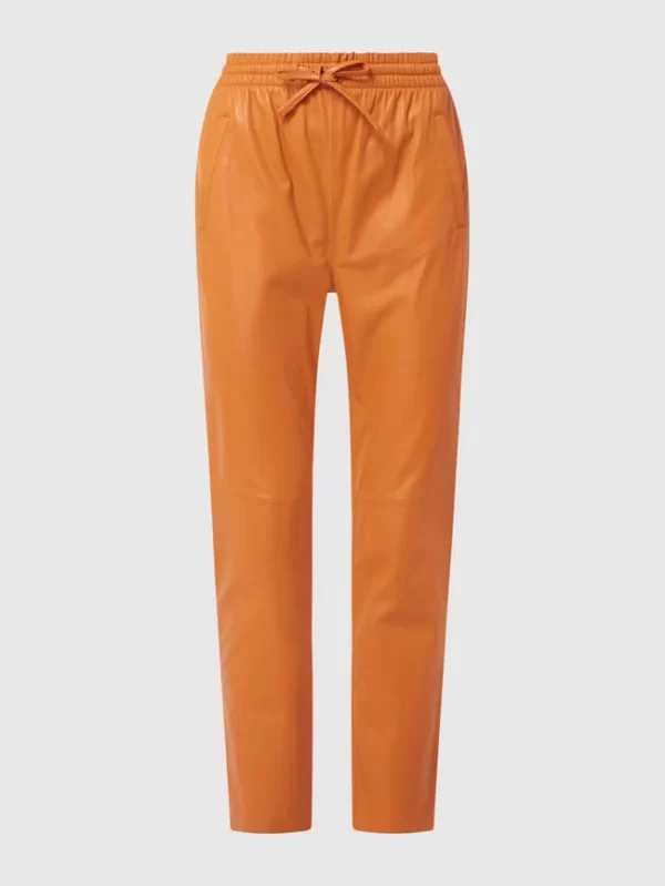 Oakwood Culotte Aus Leder Modell ‚Gift‘ – Orange 3