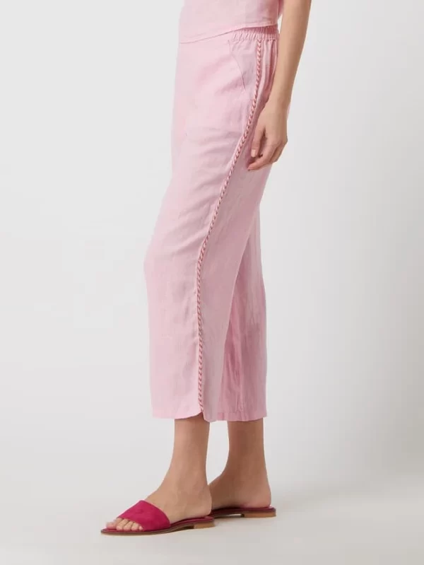 Emily Van Den Bergh Culotte Aus Leinen – Rosé 6