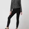 Tom Tailor Denim High Waist Leggings Mit Fixierten Bügelfalten – Schwarz 19