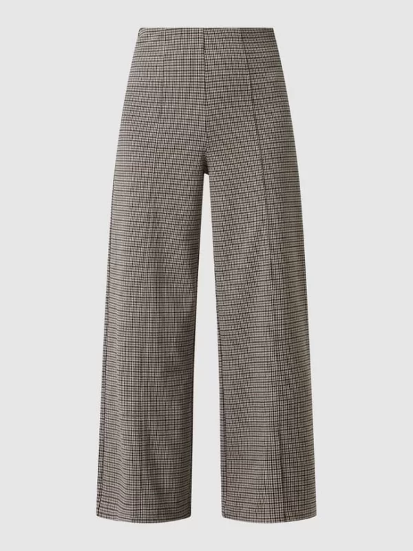 ICHI Culotte Mit Glencheck-Muster Modell ‚Kate‘ – Beige 3