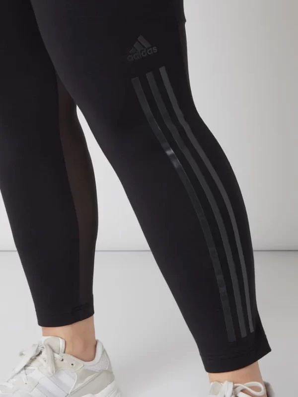 Adidas Sportswear Plus PLUS SIZE Leggings Mit Mesheinsatz – Schwarz 4