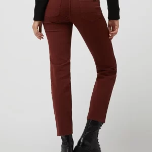 Zerres Straight Fit Jeans Mit Stretch-Anteil Modell ‘Cora’ – Dunkelrot 15