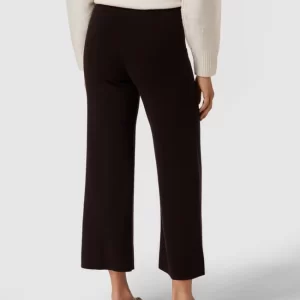 Drykorn High Waist Culotte Aus Schurwoll-Baumwoll-Mix – Dunkelbraun 15