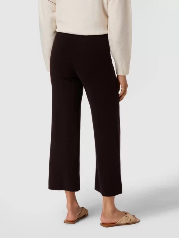 Drykorn High Waist Culotte Aus Schurwoll-Baumwoll-Mix – Dunkelbraun 6