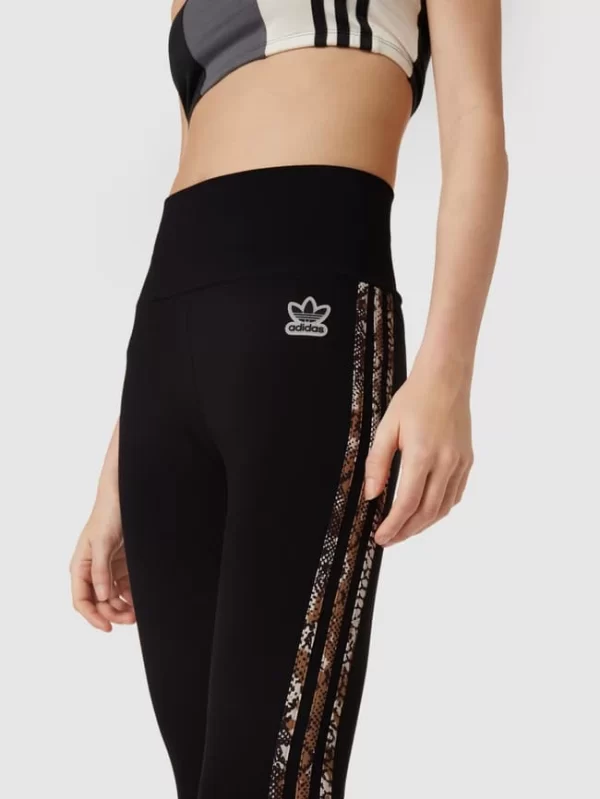 Adidas Originals Leggings Mit Galonstreifen – Schwarz 4