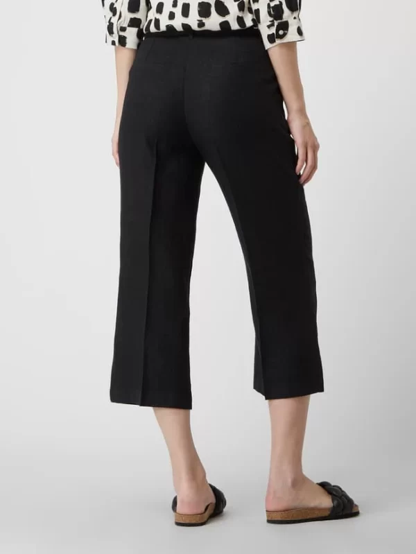 Taifun Culotte Aus Leinen – Schwarz 6