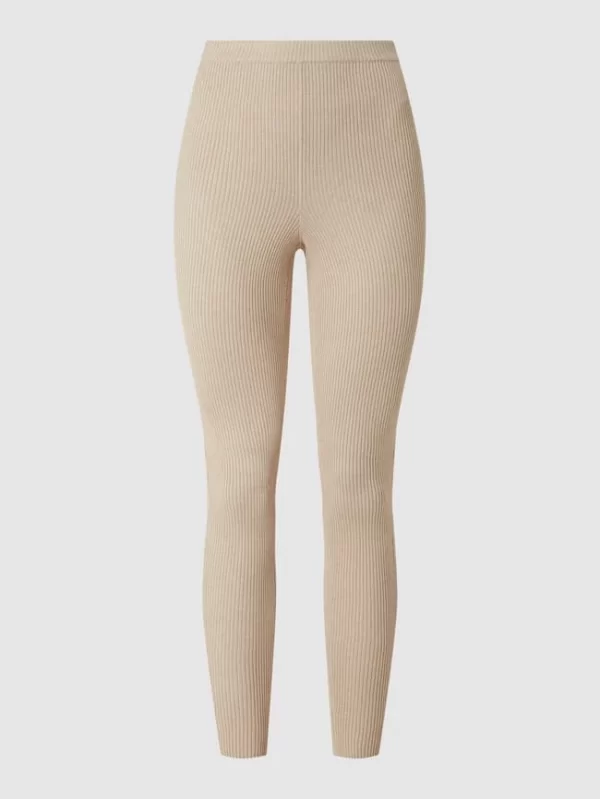 URBAN CLASSICS Leggings Mit Rippenstruktur – Beige 3