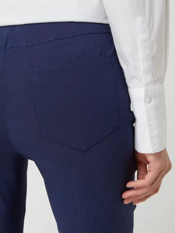 STEHMANN Straight Fit Ankle Cut Schlupfhose Mit Stretch-Anteil Modell ‘Igor’ – Royalblau 4