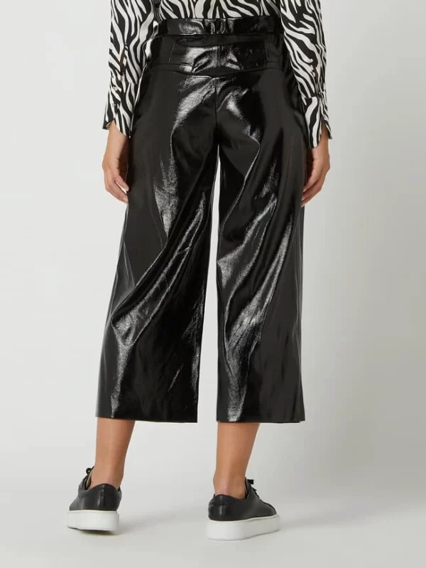 Taifun Culotte In Leder-Optik – Schwarz 6