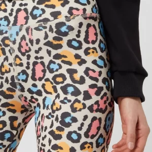 Frieda & Freddies Sportleggings Mit Leopardenmuster – Beige 11