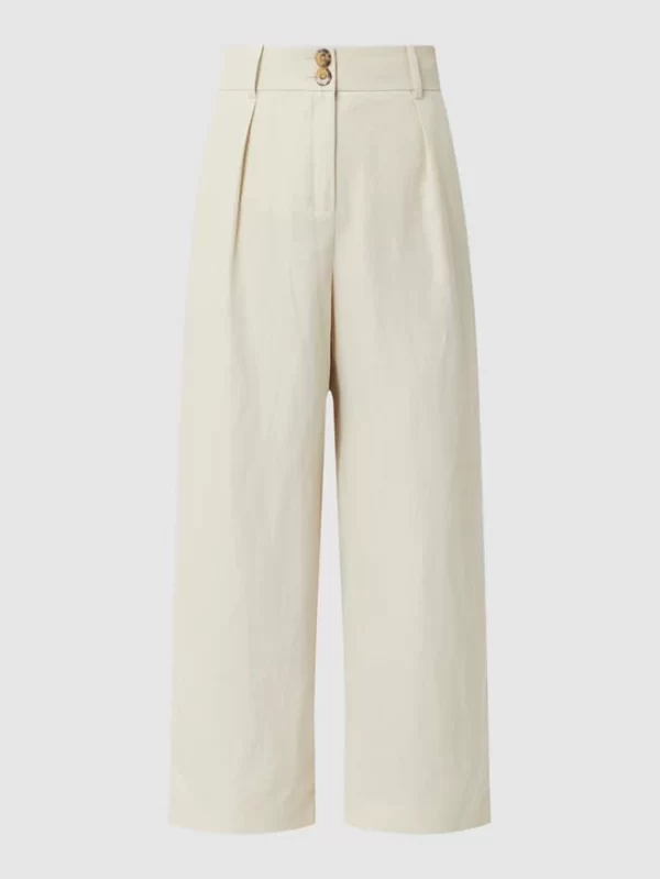 Esprit Collection Culotte Aus Lyocell-Leinen-Mix – Sand 3