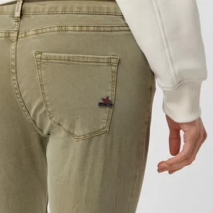 Buena Vista Slim Fit Jeans Mit Label-Applikation – Olivgrün 11