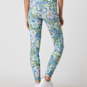 Aerie Sportleggings Mit Floralem Muster – Hellblau 15