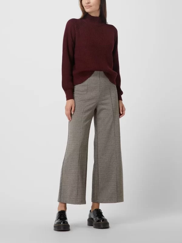 ICHI Culotte Mit Glencheck-Muster Modell ‚Kate‘ – Beige 1