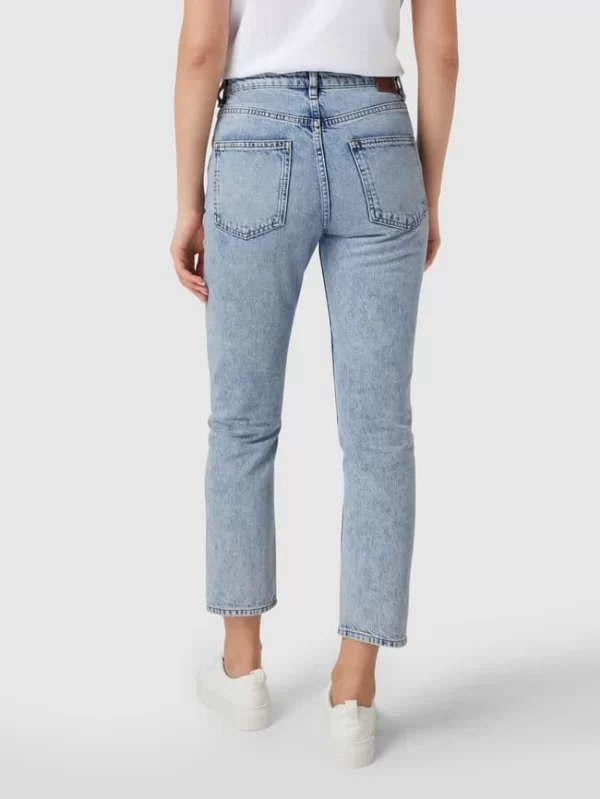 Jake*s Casual Straight Fit Jeans Aus Baumwolle – Hellblau Meliert 6