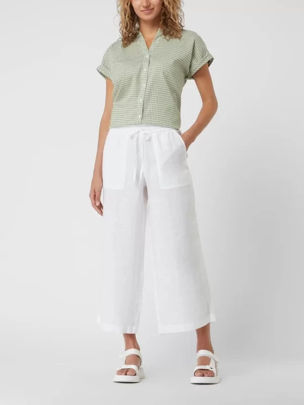 S.Oliver RED LABEL Culotte Aus Leinen – Offwhite 1