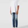 Cambio Jeans Mit Label-Patch – Blau 17