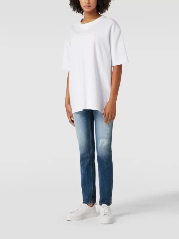 Cambio Jeans Mit Label-Patch – Blau 1