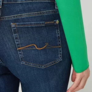 7 For All Mankind Straight Fit Jeans Aus Baumwolle – Dunkelblau 11
