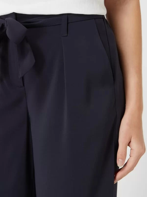 Saint Tropez Culotte Mit Bundfalten Modell ‚Andrea‘ – Marineblau 4