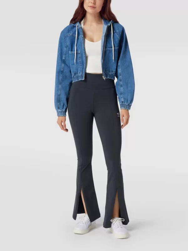 Adidas Originals Leggings Mit Beinschlitzen – Dunkelgrau 1
