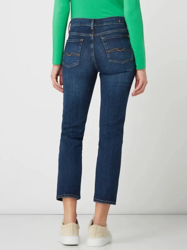 7 For All Mankind Straight Fit Jeans Aus Baumwolle – Dunkelblau 6