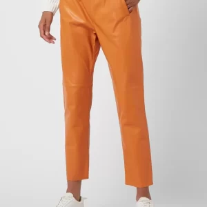 Oakwood Culotte Aus Leder Modell ‚Gift‘ – Orange 13