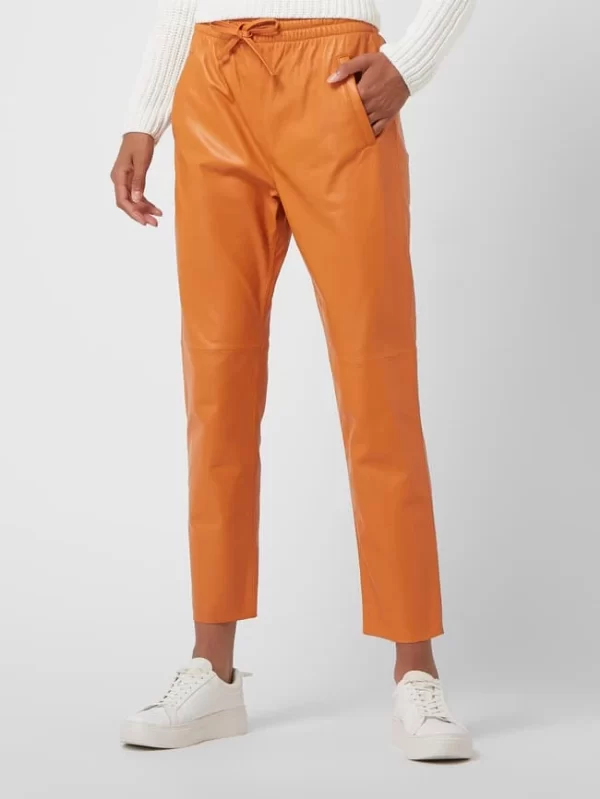 Oakwood Culotte Aus Leder Modell ‚Gift‘ – Orange 5
