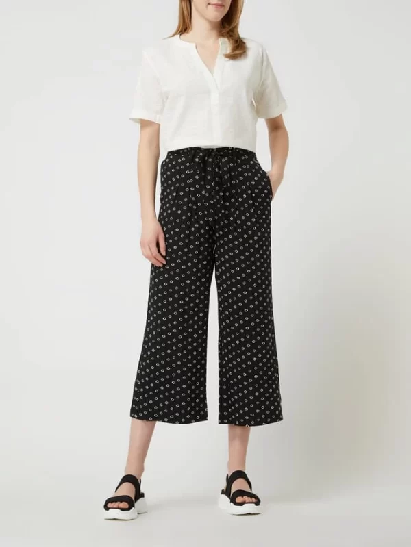 Broadway NYC Culotte Aus Viskose Modell ‚Gilly‘ – Schwarz 1