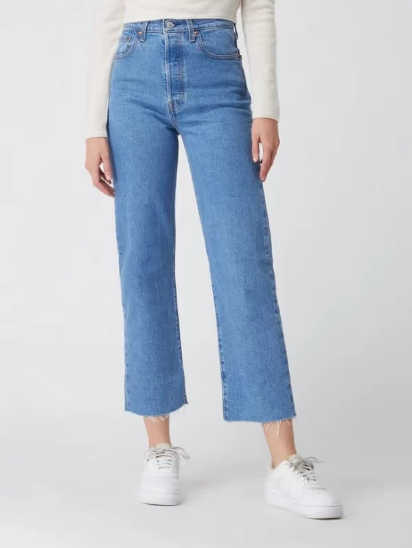 Levi’s® Straight Fit High Waist Jeans Mit Stretch-Anteil Modell ‘Ribcage’ – ‘Water<Less™’ – Jeans 5
