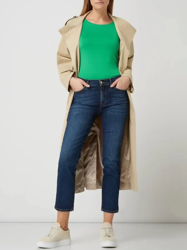 7 For All Mankind Straight Fit Jeans Aus Baumwolle – Dunkelblau 1