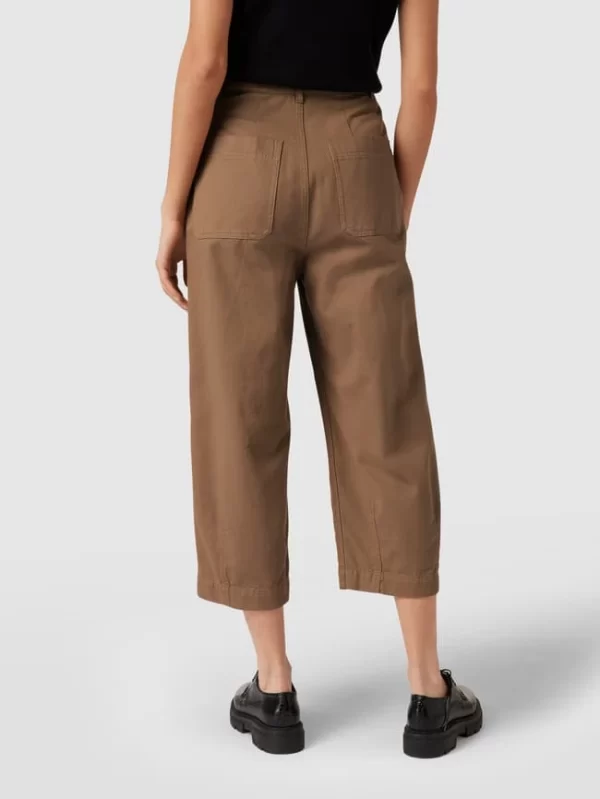 Weekend Max Mara Culotte Aus Baumwolle Modell ‚Milord‘ – Mittelbraun 6