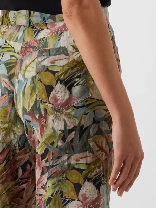 Zerres Culotte Aus Leinen – Khaki 4
