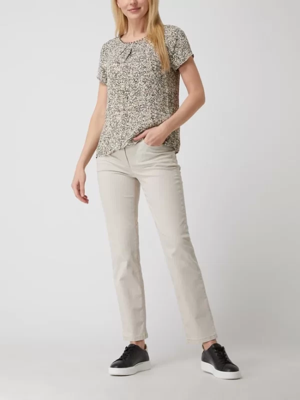 Zerres Straight Fit Jeans Mit Stretch-Anteil Modell ‘Greta’ – Kitt 1