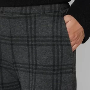 Tom Tailor Culotte Mit Karomuster – Anthrazit 11