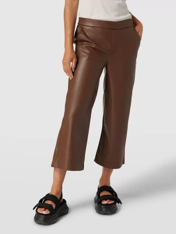 Milano Italy Culotte In Leder-Optik Modell ‚Fakeleder‘ – Schokobraun 5